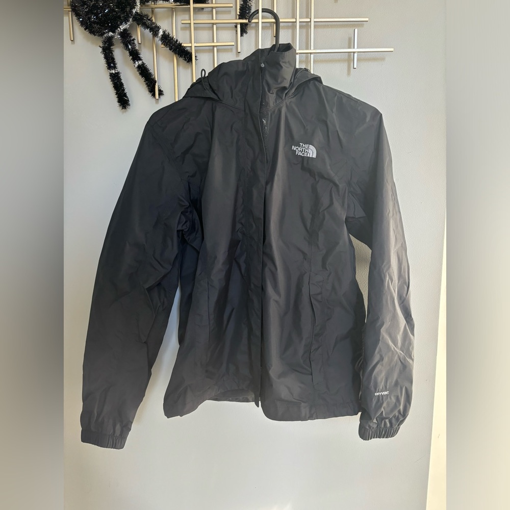 Black The North Face Weather Jacket